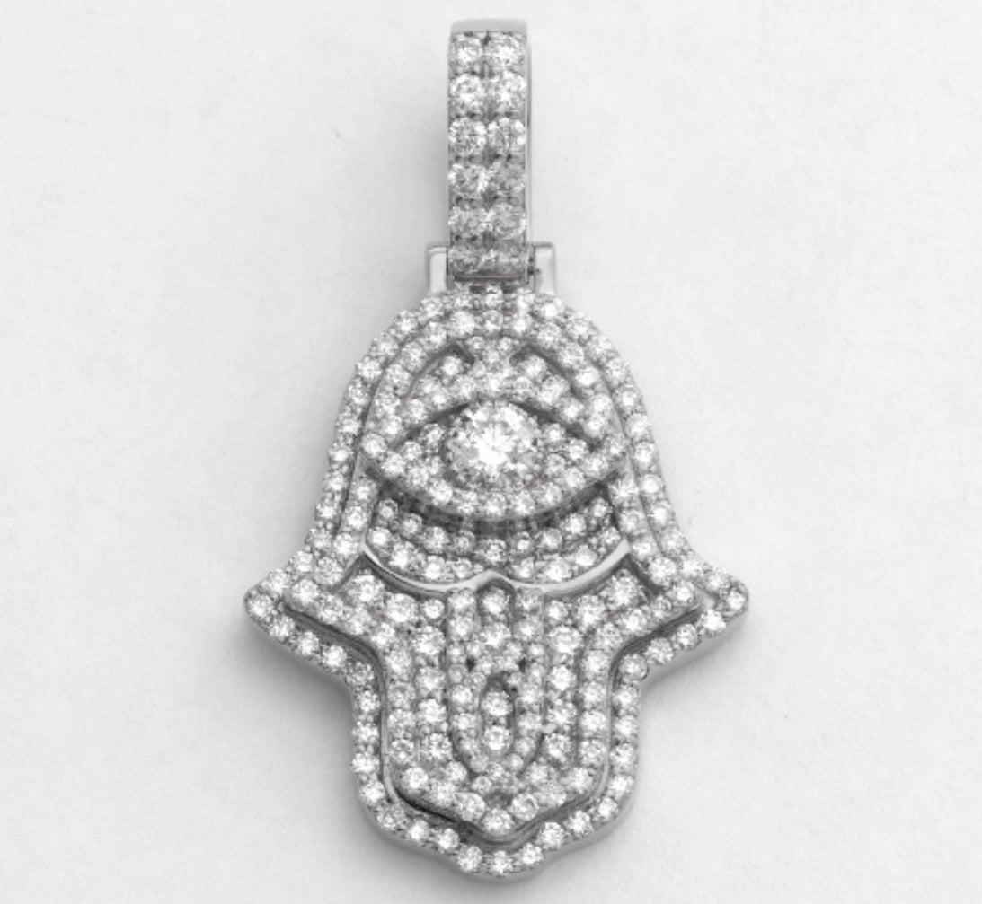 1.60 CT Hamza Pendent