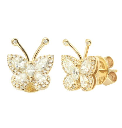1.2CT Marquise & Oval Diamond Butterfly