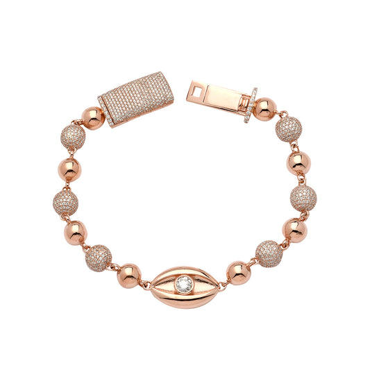 Evil Eye Ball Link Bracelet
