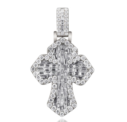 FLEUR DELIS CROSS PENDANT