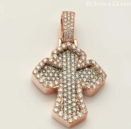 FLEUR DE LIS BUBBLE CROSS