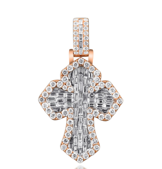 FLEUR DELIS CROSS PENDANT