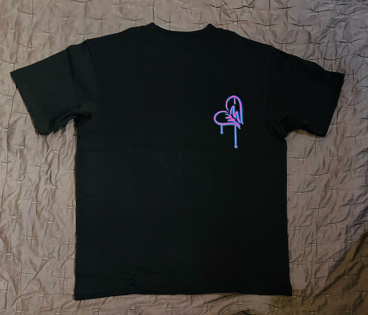 No Love T-Shirt Black/Purple