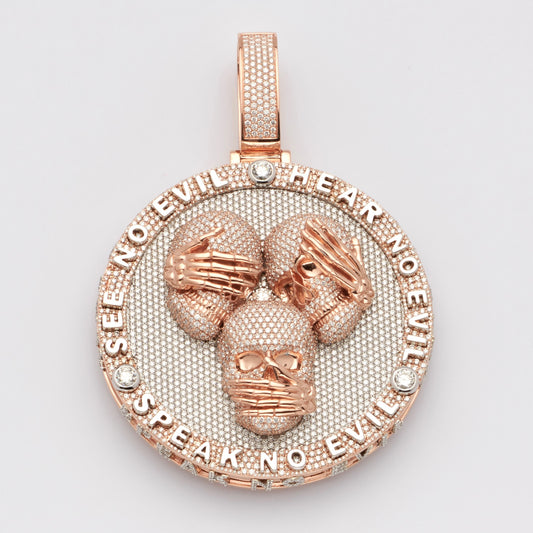 Hear, Speak, See No Evil Pendent